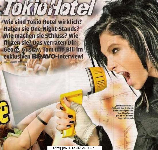 sa ne distram cu bill:... - "nu te lua de mine cati urlu in ureche..." - Bill Kaulitz